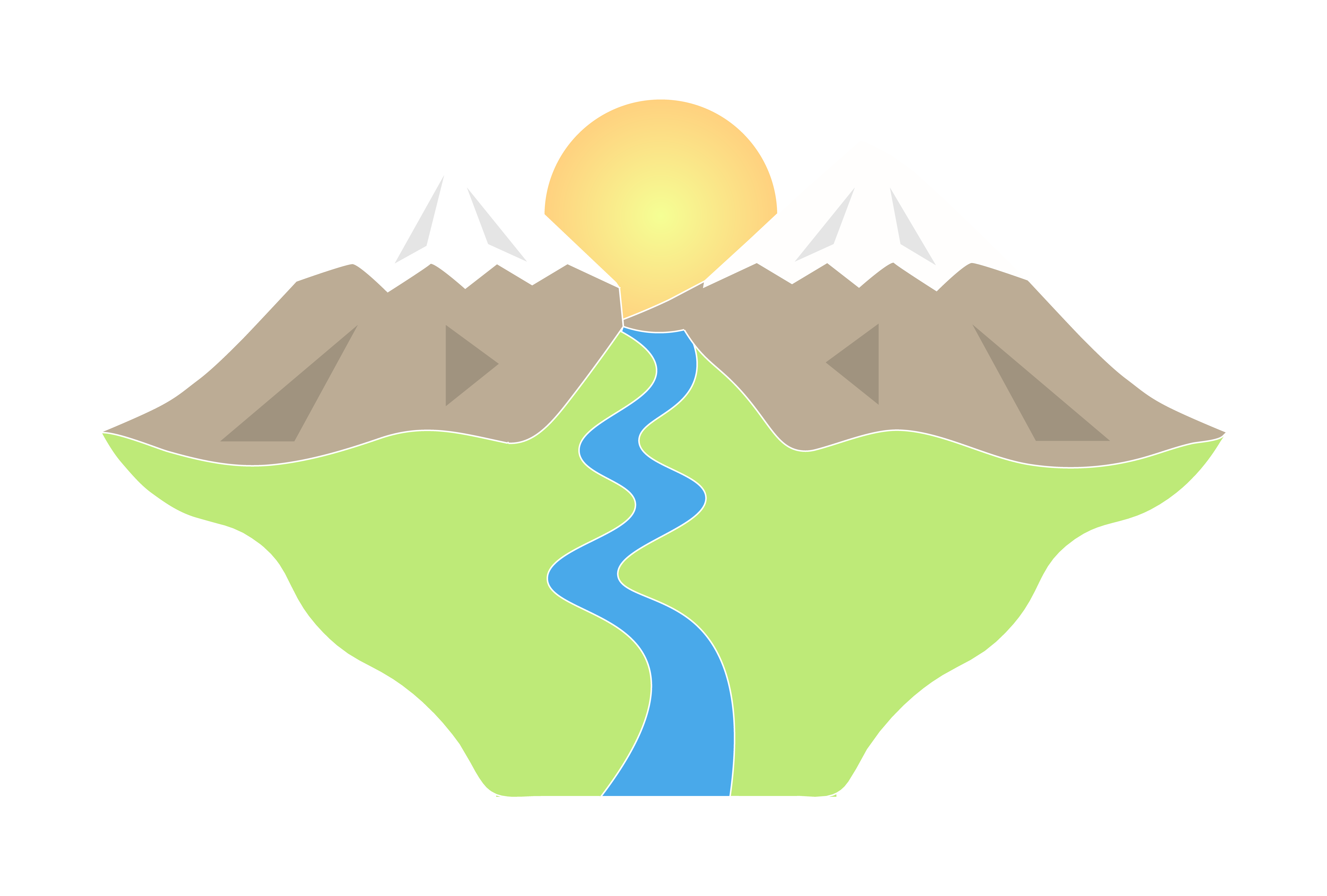 FONDO MONTAÑAS RESPOLANDOR